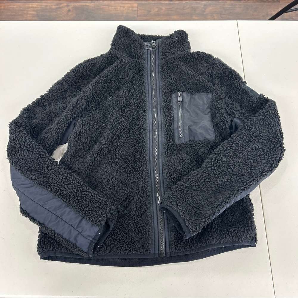 Calvin Klein Women’s Black Fleece Jacket size small